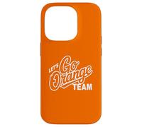 Custodia per iPhone 14 Pro Retro LET'S GO ORANGE TEAM Varsity War Game Day Spirit Week