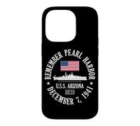 Custodia per iPhone 14 Pro Ricorda Pearl Harbor 7 dicembre 1941 U.S.S. Arizona BB39
