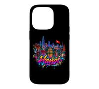 Custodia per iPhone 14 Pro Ricordo dell'orizzonte della città di Hanoi - Graffiti