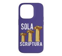 Custodia per iPhone 14 Pro Riforma protestante cristiana Sola Scriptura Teologia