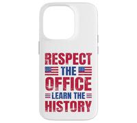 Custodia per iPhone 14 Pro Rispetta l'ufficio, impara la storia