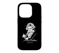 Custodia per iPhone 14 Pro Ritratto e firma di Ludwig van Beethoven