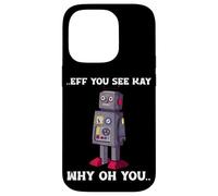 Custodia per iPhone 14 Pro Robot divertente Malfunzionamento Tech Nerd Science Robotics