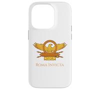 Custodia per iPhone 14 Pro Roma Invicta - Motto Legionario Romano - SPQR Legion Eagle