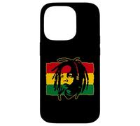 Custodia per iPhone 14 Pro Roots Reggae Baby Rasta Bandiera Rastafari Leone di Juda
