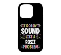 Custodia per iPhone 14 Pro ROSIE Personalized Women's Gift Custom ROSIE