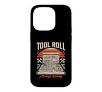 Custodia per iPhone 14 Pro Rotolo portautensili Sempre pronto officina meccanica