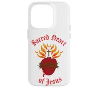 Custodia per iPhone 14 Pro Sacro Cuore di Gesù Immagine