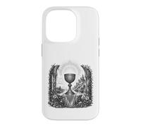 Custodia per iPhone 14 Pro Sacro Graal Leggenda Arturiana Sacro Calice Line Art
