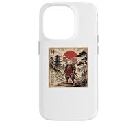 Custodia per iPhone 14 Pro Samurai Axolotl Japanese Vintage Funny Gifts Graphic Art