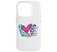 Custodia per iPhone 14 Pro San Valentino religioso Gesù Amore l'un l'altro Bibbia Pace