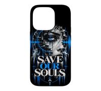 Custodia per iPhone 14 Pro Save Our Souls - Abbigliamento tecnico in stile techno