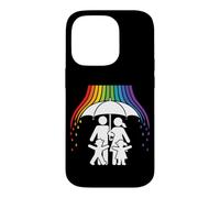 Custodia per iPhone 14 Pro Save Space - Ombrello protettivo arcobaleno, motivo: patrioti