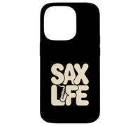 Custodia per iPhone 14 Pro Sax Life Cool Saxophone Jazz Musicista Vibes