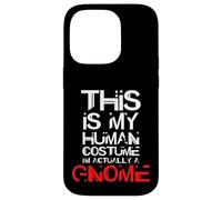 Custodia per iPhone 14 Pro Scary Gnome Halloween Costume Scary Garden Cute Gnome Gift