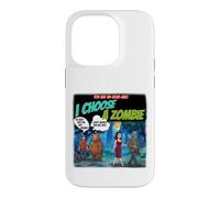 Custodia per iPhone 14 Pro Scelgo uno zombie Funny Novelty Man or Bear