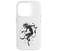 Custodia per iPhone 14 Pro Scimmia Mistica Notte Luna Crescente