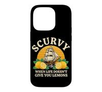 Custodia per iPhone 14 Pro Scorbuto Quando La Vita Non Ti Dà Limoni Retrò Pirata