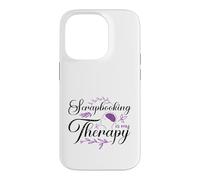 Custodia per iPhone 14 Pro Scrapbooking is My Therapy Paper Crafting Scrapbooking