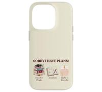 Custodia per iPhone 14 Pro Scusa I Have Plans Leggi Libro Diario Libro Amante