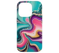 Custodia per iPhone 14 Pro Senza soluzione di continuità astratta vernice acrilica versare