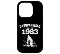 Custodia per iPhone 14 Pro Senza supervisione dal 1983 Retro anni '70 '80 Kid Nostalgia Compleanno