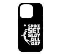 Custodia per iPhone 14 Pro Servire, Spike, Slay: Scatena il tuo maestro di pallavolo interiore