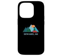 Custodia per iPhone 14 Pro Seward Alaska AK Vacation Vintage Logo