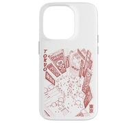 Custodia per iPhone 14 Pro Shibuya giapponese che Attraversa il Paesaggio Urbano di