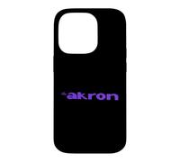 Custodia per iPhone 14 Pro Shopping retrò con logo vintage del grande magazzino Akron