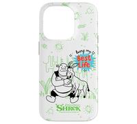 Custodia per iPhone 14 Pro Shrek Living My Best Life