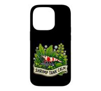 Custodia per iPhone 14 Pro SHRIMP TANK CALM Gamberetto Piante Acquatiche Bolle