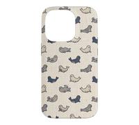 Custodia per iPhone 14 Pro Sigillo, leone marino, oceano, animale, vita