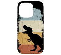 Custodia per iPhone 14 Pro Silhouette retrò del dinosauro T-Rex