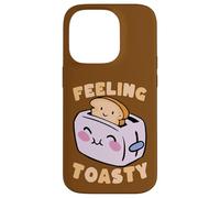 Custodia per iPhone 14 Pro Simpatico design per tostapane Feeling Toasty Happy