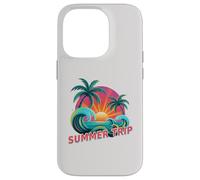 Custodia per iPhone 14 Pro Simpatico VIAGGIO ESTIVO Tutte le ragazze Vacanze Che succede Spiagge Famiglia