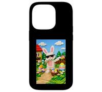 Custodia per iPhone 14 Pro Six Seven 6-7 Easter Day Ragazzi Bambini Dabbing Bunny 67 Meme