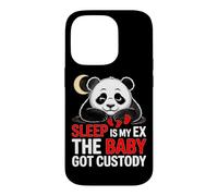 Custodia per iPhone 14 Pro SLEEP IS MY EX THE BABY GOT CUSTODY