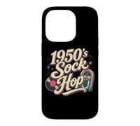 Custodia per iPhone 14 Pro Sock Hop Jukebox Dance anni '50