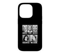 Custodia per iPhone 14 Pro Socrate Platone Aristotele Descartes Nietzsche Filosofia