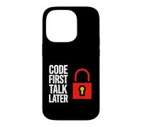Custodia per iPhone 14 Pro Software Developer Code First Talk Later