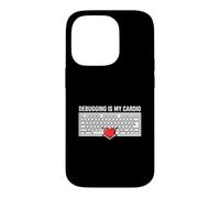 Custodia per iPhone 14 Pro Software Developer Programmer Debugging Is My Cardio