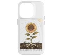 Custodia per iPhone 14 Pro Solo Un Raggio Di Sole Girasole Giallo Estate Sunshine