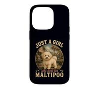 Custodia per iPhone 14 Pro Solo Una Ragazza Che Ama Il Suo Cane Maltipoo Mamma Doodle