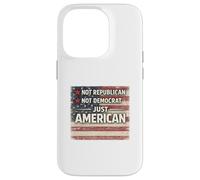 Custodia per iPhone 14 Pro Solo valori paziotici americani, non repubblicani o democratici