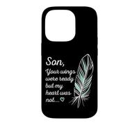 Custodia per iPhone 14 Pro Son Wings Were Ready By My Heart Not Memorial