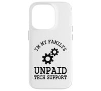 Custodia per iPhone 14 Pro Sono i codificatori di ingegneri software di supporto tecnico non pagato della mia famiglia