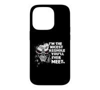 Custodia per iPhone 14 Pro Sono il più simpatico e divertente che tu abbia mai incontrato Skull Lover