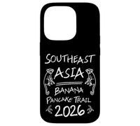 Custodia per iPhone 14 Pro Southeast Asia Banana Pancake Trail 2026 Backpacker Regalo