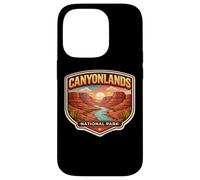 Custodia per iPhone 14 Pro Souvenir del Parco Nazionale delle Canyonlands Utah Memorabilia Escursionista